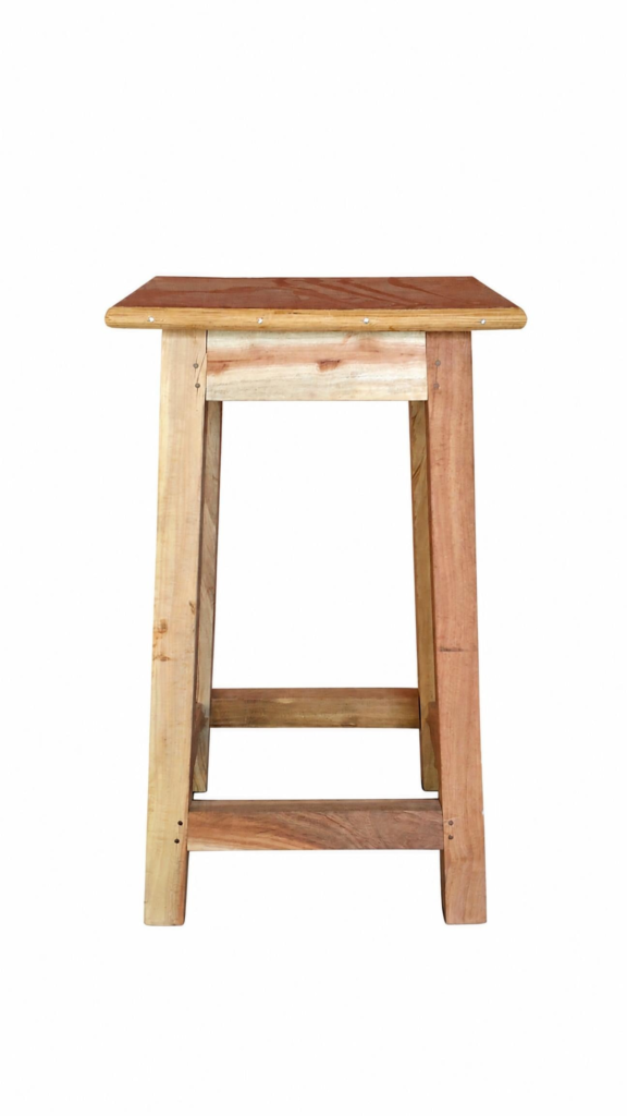 Solid wood stool by Agni Woods